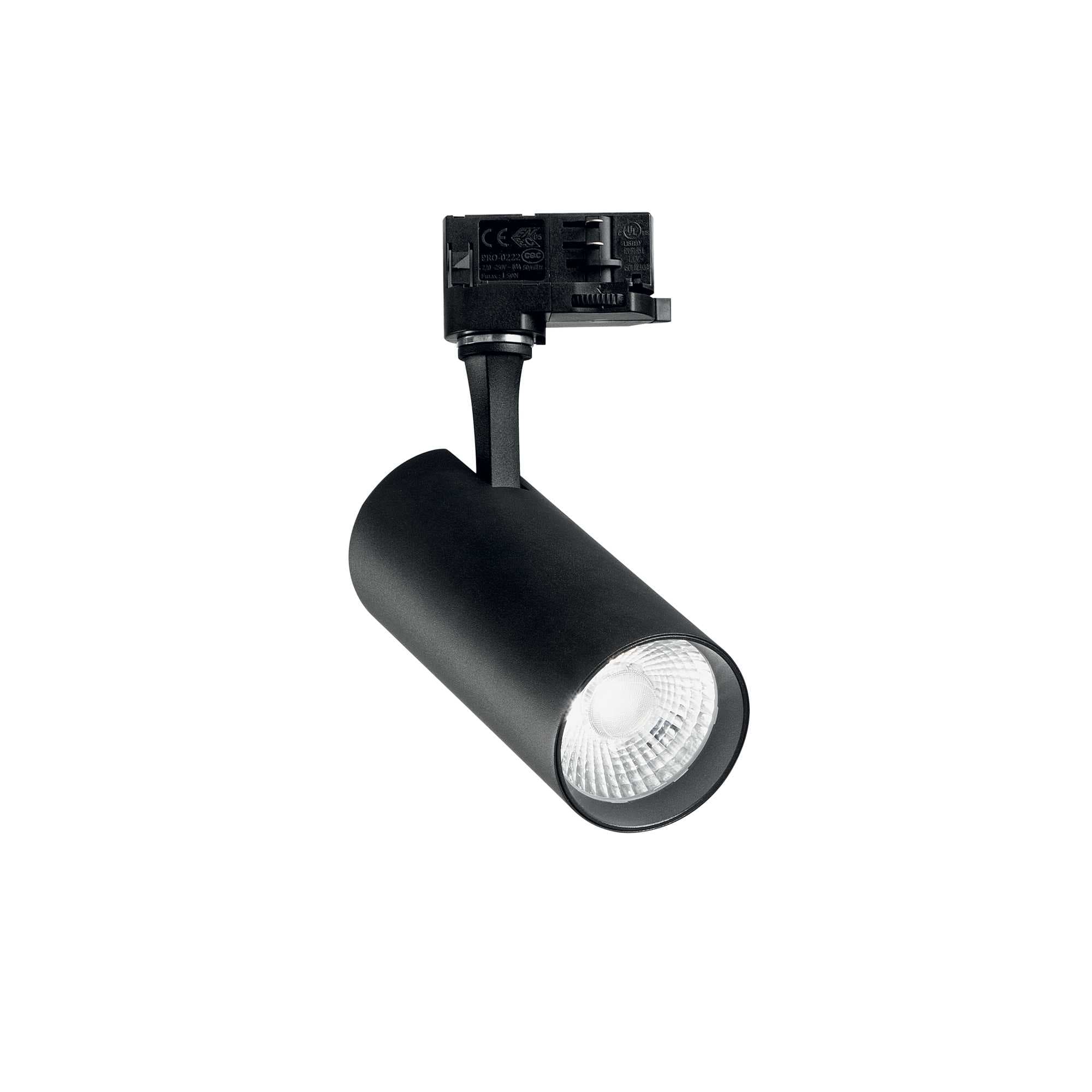 IDEAL LUX SRL IUX267791 FOX TR 3-PHASE 25W CRI80 4000K ON-OFF BK