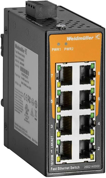 WEIDMULLER WEI2682140000 IE-SW-EL08-8TX