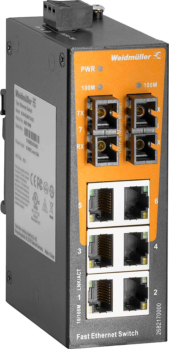 WEIDMULLER - WEI2682170000 IE-SW-EL08-6TX-2SC