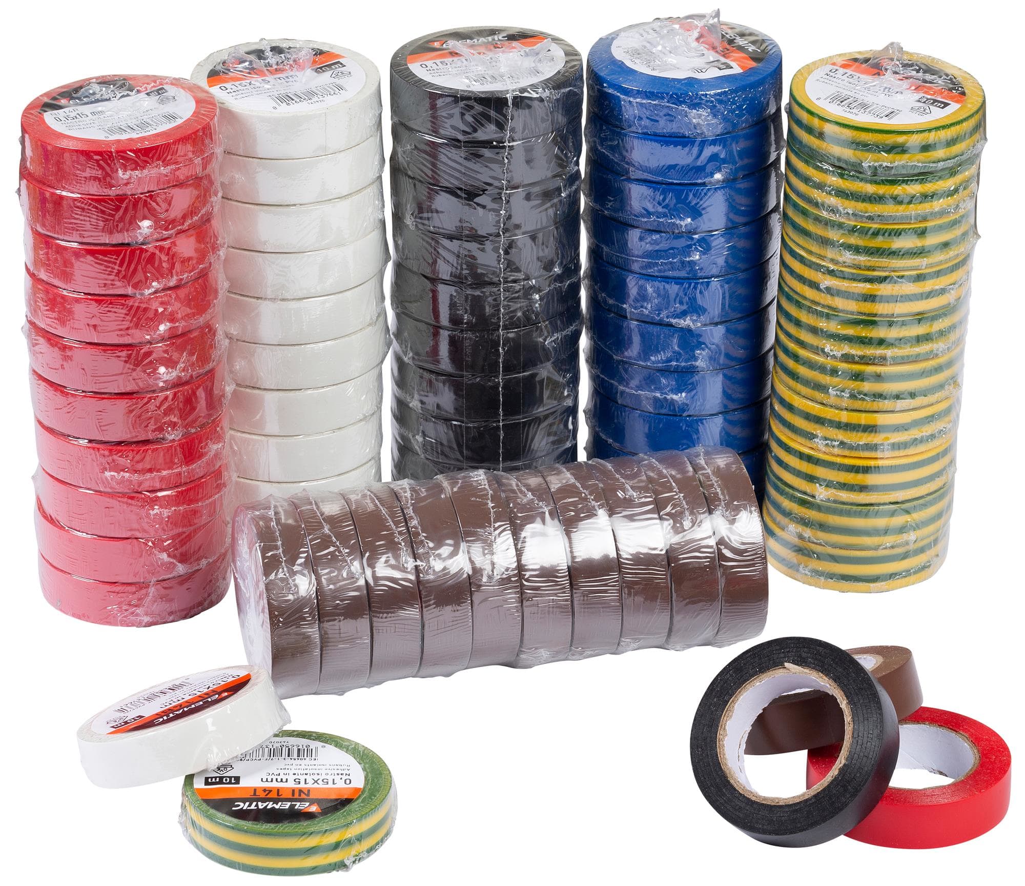 ELEMATIC SPIT ITPNI18BI NASTRO ISOLANTE PVC BIANCO 25X25 - 8M