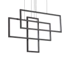 IDEAL LUX SRL IUX269382 FRAME SP RETTANGOLO NERO 3000K