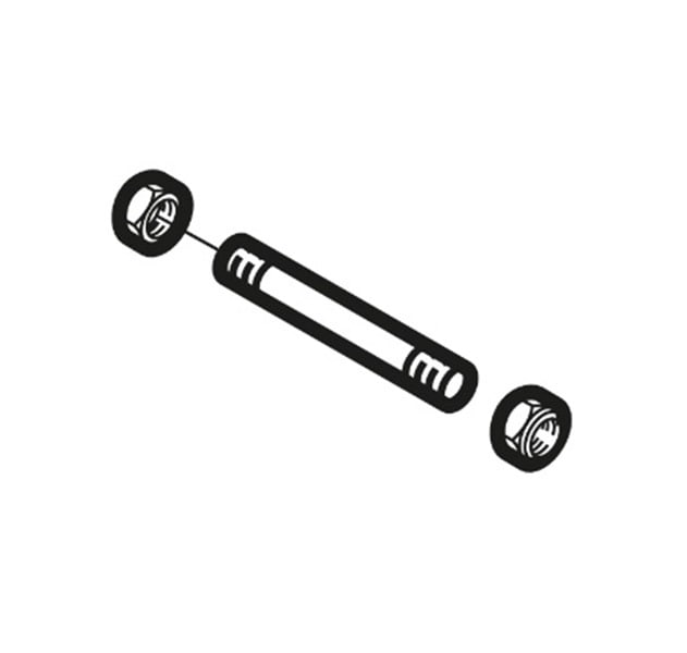 NEKOS SRL NE22700102 D8/EURO1 - PERNO ANTERIORE PER VERSIONI