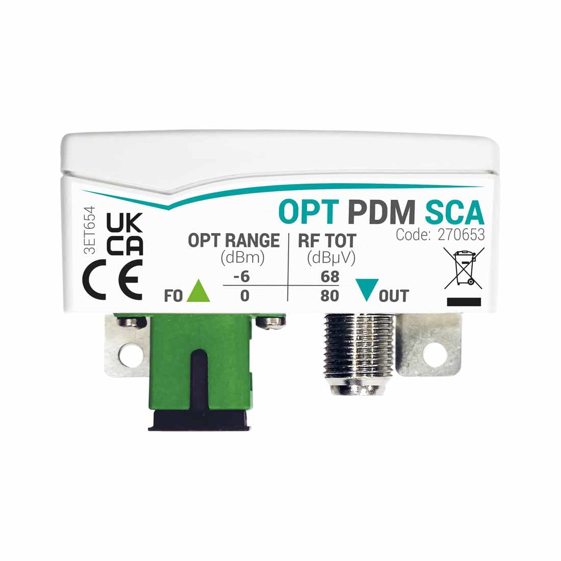 FRACARRO - FRA270653 OPT-PDM-SCA PRESA/RIC OTT. PASS. SCA
