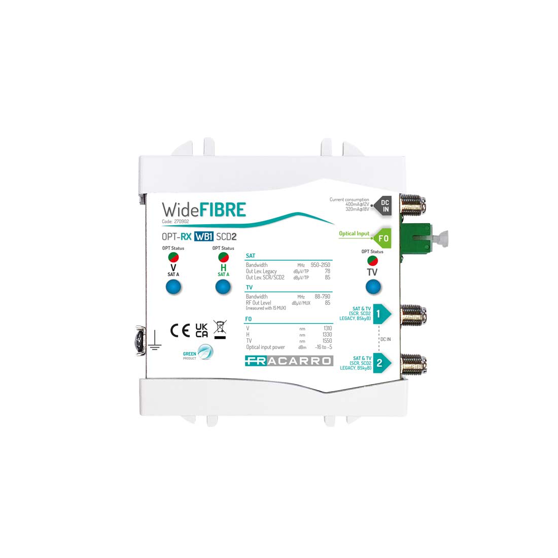 FRACARRO - FRA270902 OPT-RX WB1 SCD2 RX OTTICO WIDE SCD2/DSCR