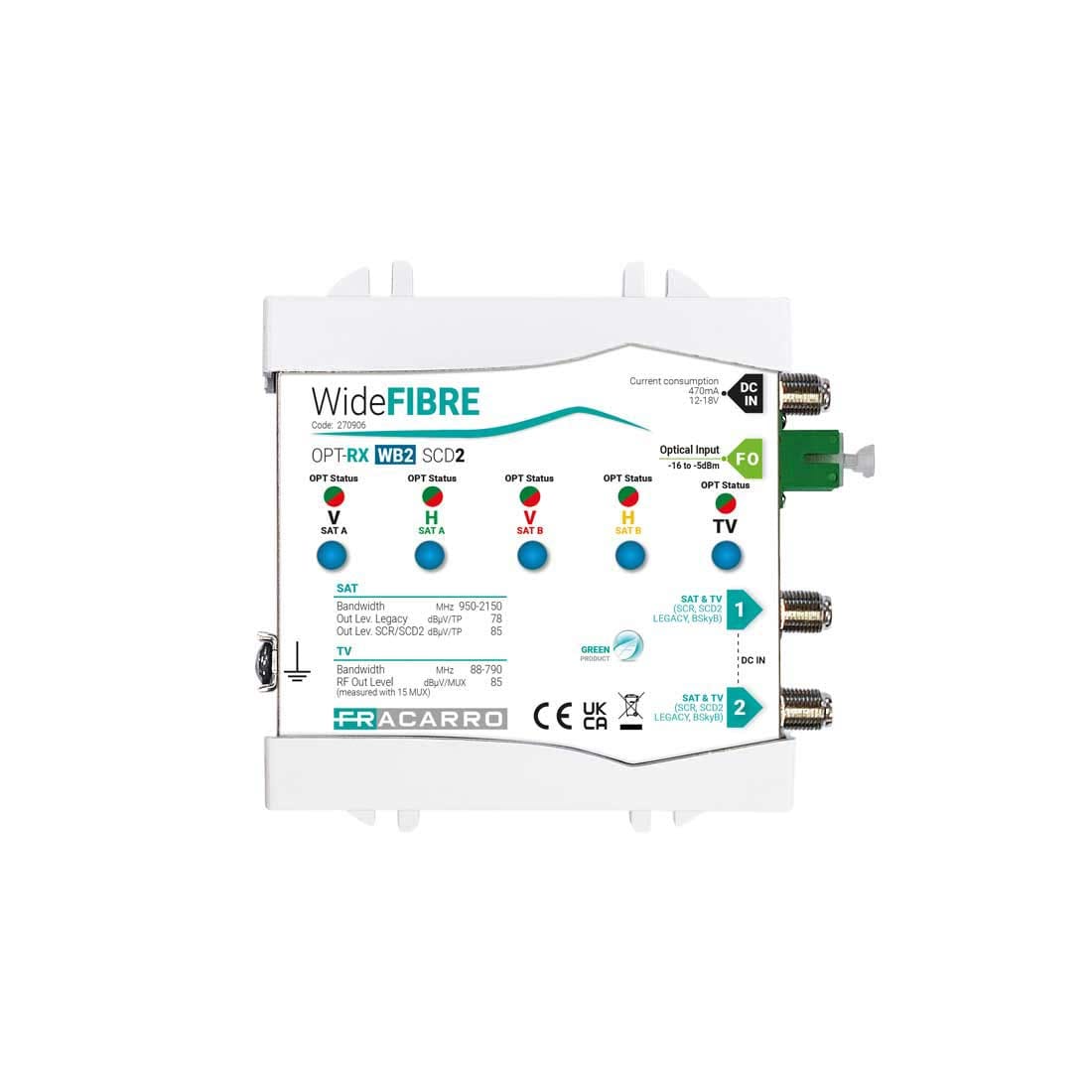 FRACARRO - FRA270906 OPT-RX WB2 SCD2 RX OTTICO WB2 SCD2/DSCR
