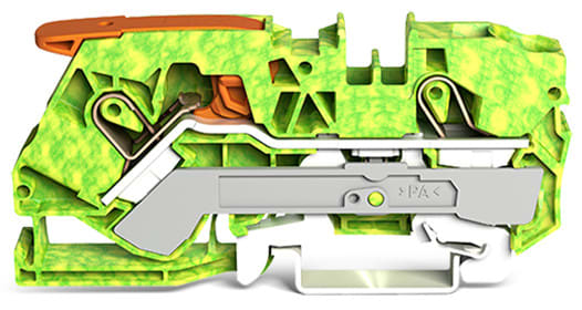 WAGO ITALIA SRL WAG2110-1207 MORSETTO DI TERRA PER 2 CONDUTTORI CON L