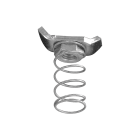 SATI ITALIA SPA - SAT2710612 Piastrina ad ancora PAP filettatura M10 Dacromet