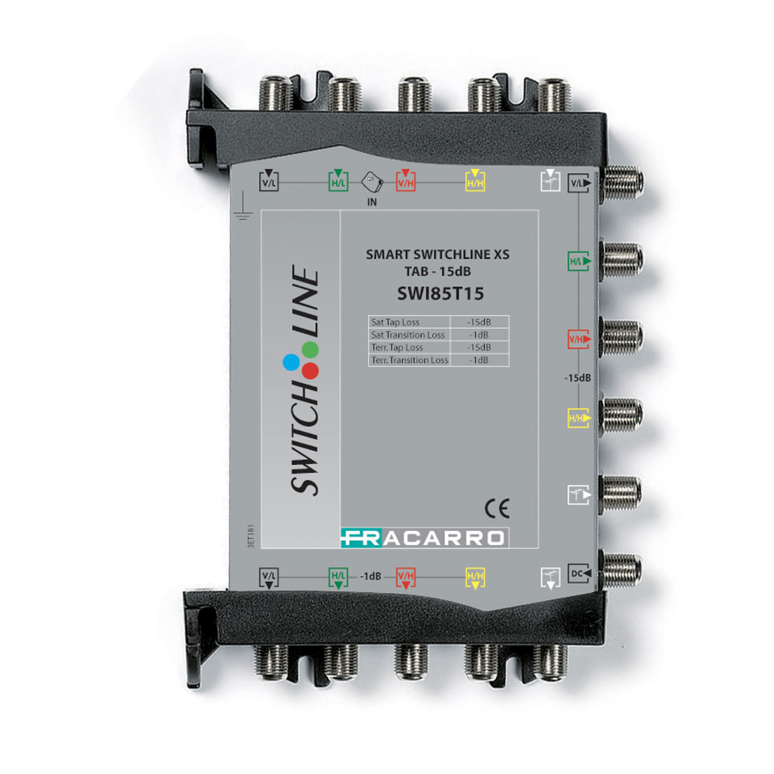 FRACARRO - FRA271095 SWI85T15 DERIV.TV/SAT 1 VIA -15DB