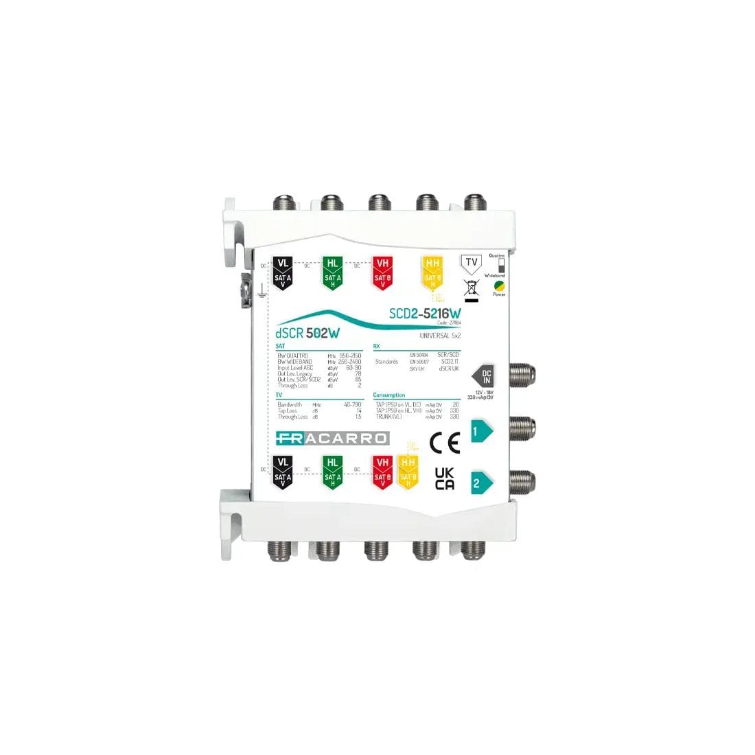 FRACARRO - FRA271184 SCD2-5216W MSW SCD2 5IN WB 2OUT FVM