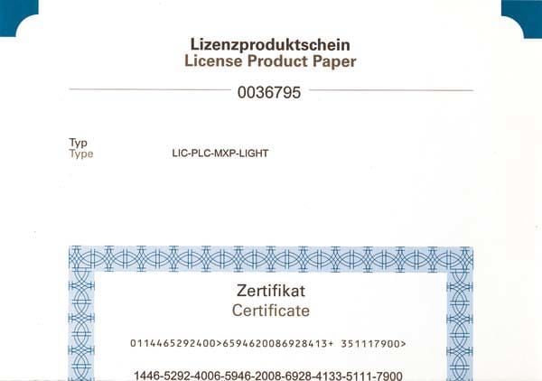 EATON - EAO181585 LIC-PLC-A LICENZA PLC XV300