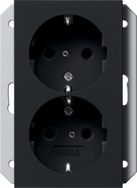 GIRA GIR2735005 SCHUKO 2f SH f. UP-Dose 1,5f System 55 S