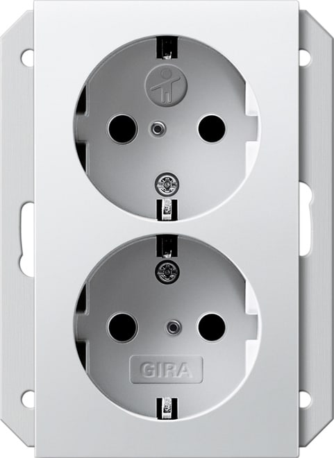 GIRA - GIR273503 DOP.SCHUKO SH P. SCATOLA IN 1,5-M SYSTEM