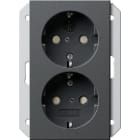 GIRA GGI273528 SCHUKO 2f SH f. UP-Dose 1,5f System 55 A