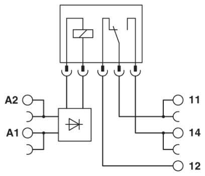 PHOENIX CONTACT - PHC2900318 PLC-RPT- 24UC/21/RW MODULO RELE
