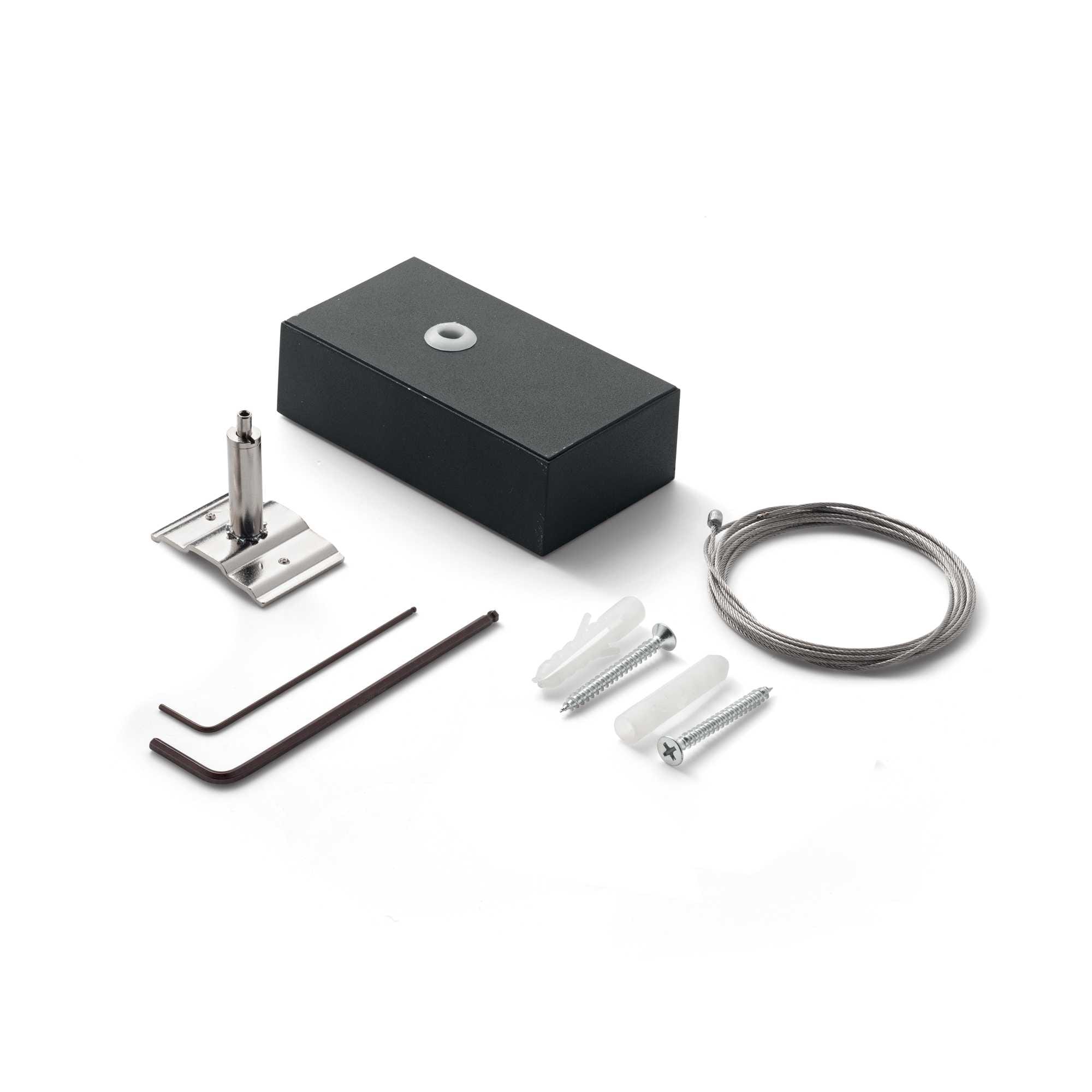 IDEAL LUX SRL - IUX277912 FLUO KIT SINGLE STEEL CABLE 2 MT + BK CE