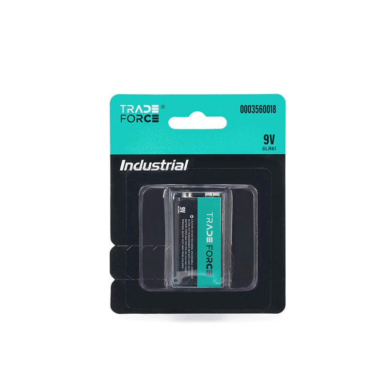 TRADEFORCE TDM0003560018 BATTERIA ALCALINA 9V - CF 1PZ