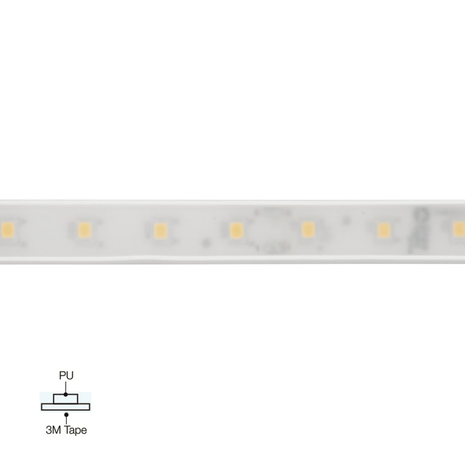 LINEA LIGHT (ILED) ILDC0018WDI05019 PU_C+ BA 70LED/M 5M 24V R90 3000K