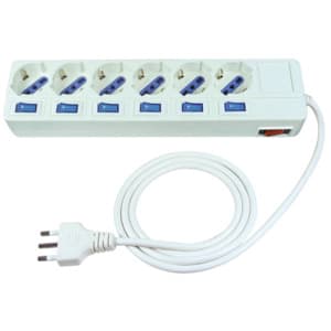 ELCART DISTRIBUTION ERT280160000 PRESA MUL.6 POSTI C/CAVO +7 INTER