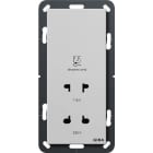 GIRA - GIR2820015 Rasiersteckd. 115 - 230 V System 55 Grau