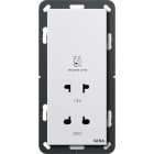 GIRA - GIR282003 Rasiersteckd. 115 - 230 V System 55 Rein