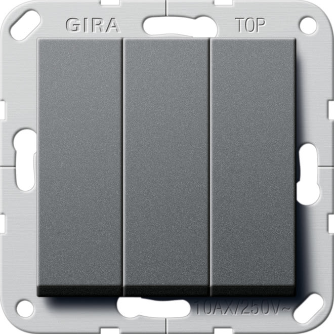 GIRA - GIR283028 INT.BIL. BS 3-M OFF SYSTEM 55 ANTRACITE