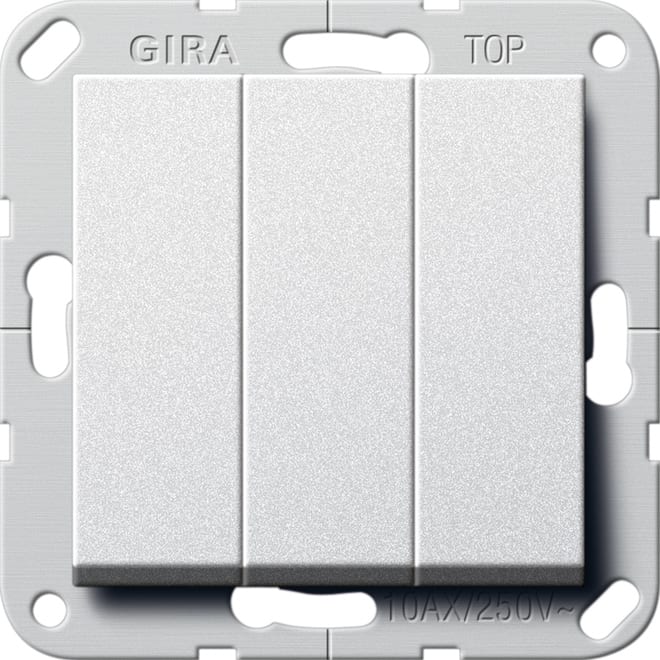 GIRA GIR283226 Wippschalter 3f Wechselsch. System 55 F