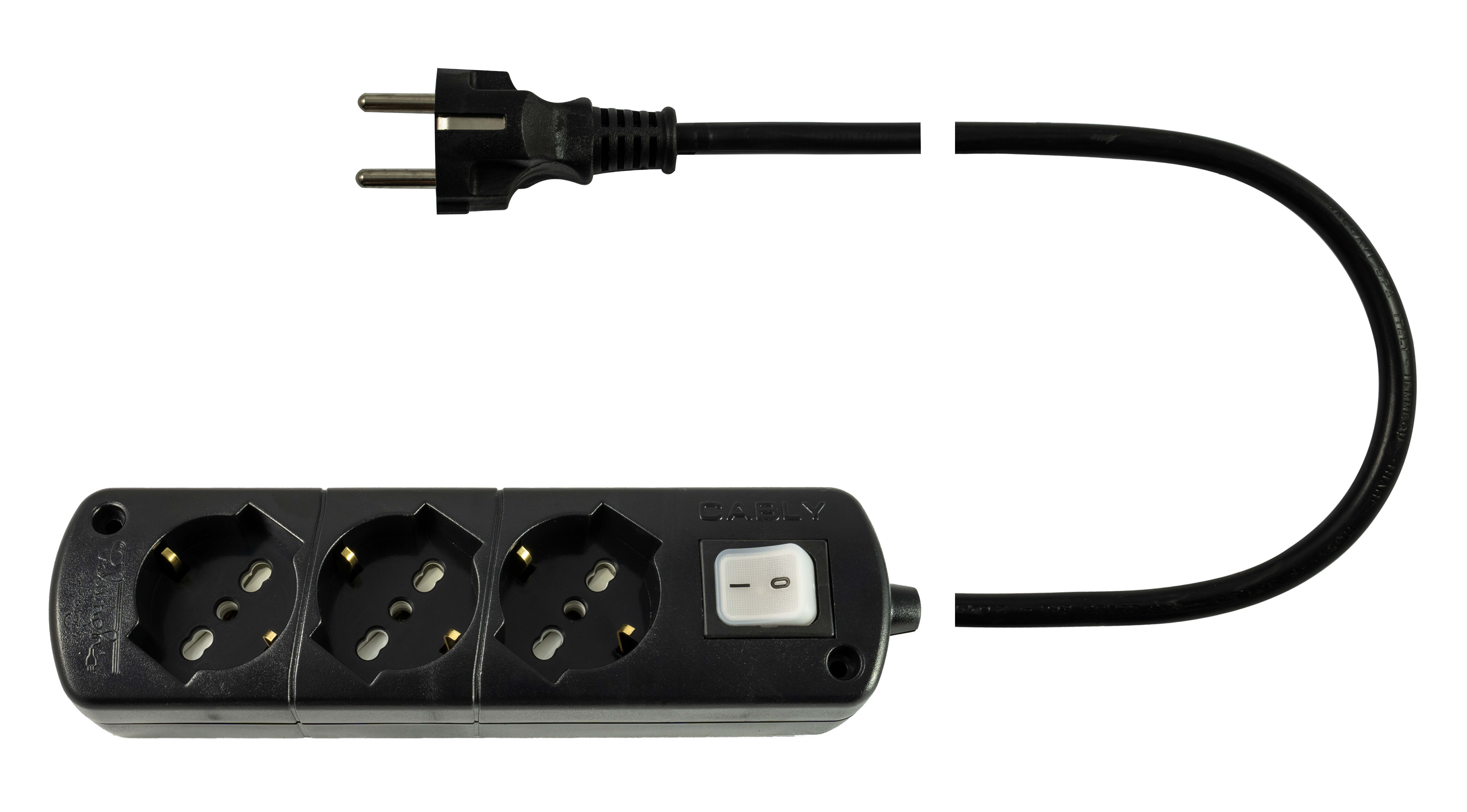 LE PROLUNGHE SAS PRG283/3-N CABLY U.3U C/INT 3G1.50 SP/S MT.3 NE