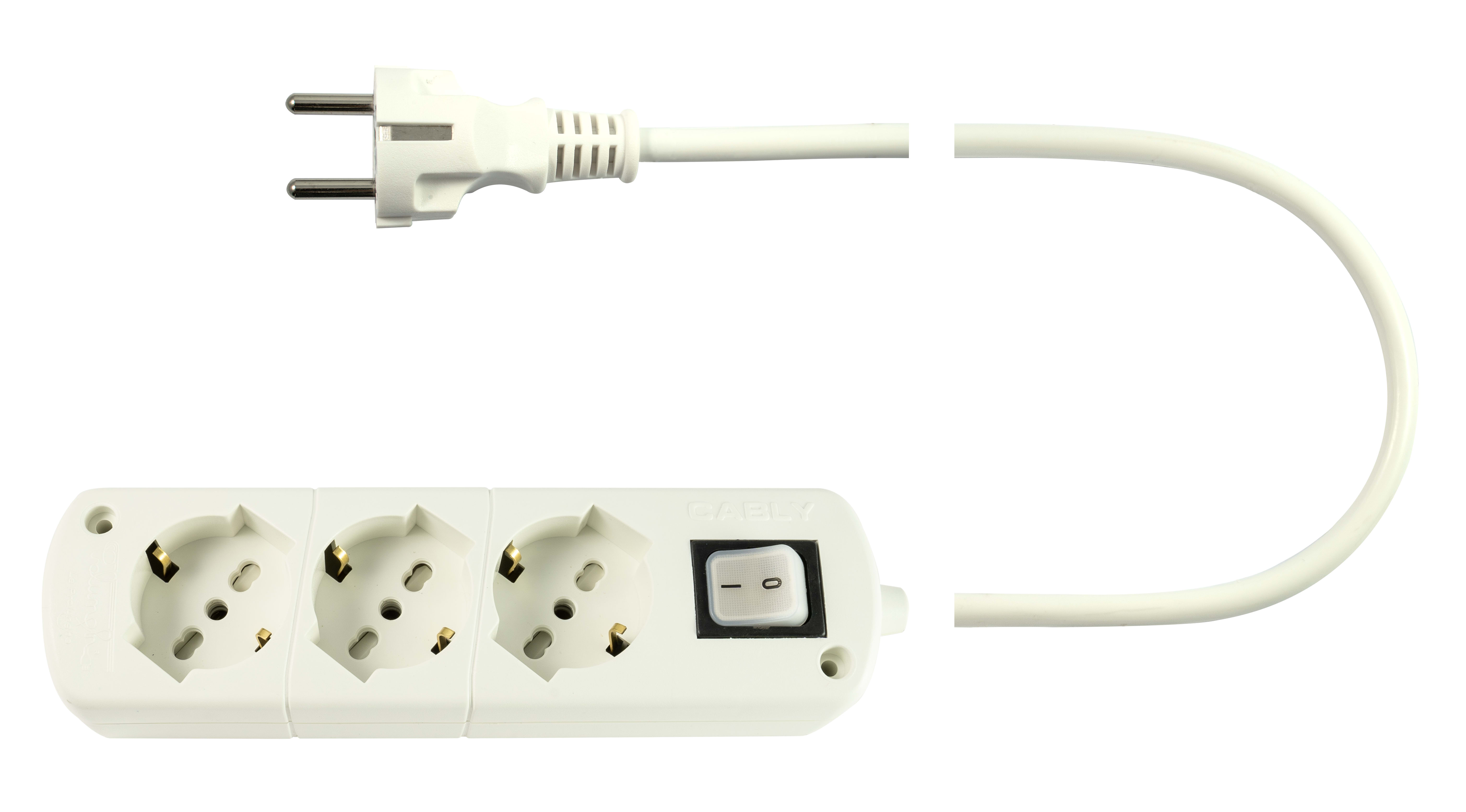 LE PROLUNGHE SAS PRG283/3 CABLY U.3U C/INT 3G1.50 SP/S MT.3 BN