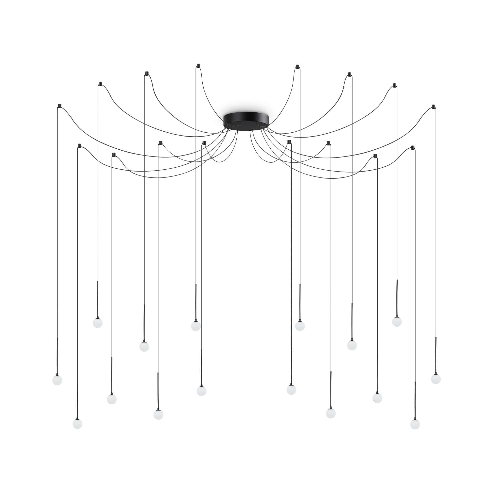 IDEAL LUX SRL IUX284002 LUCCIOLA SP16 NERO