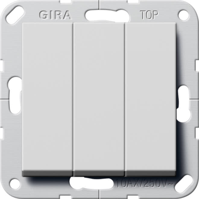 GIRA - GIR2844015 PS.BASC. BS 3-M CON.NO SYSTEM 55 GRIGIO