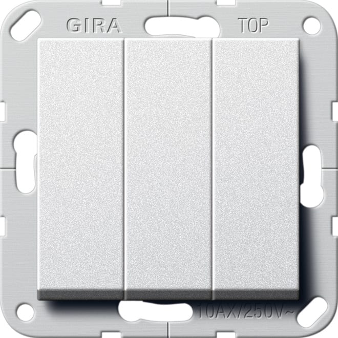 GIRA GIR284426 Wipptaster BS 3f Schliesser System 55 F