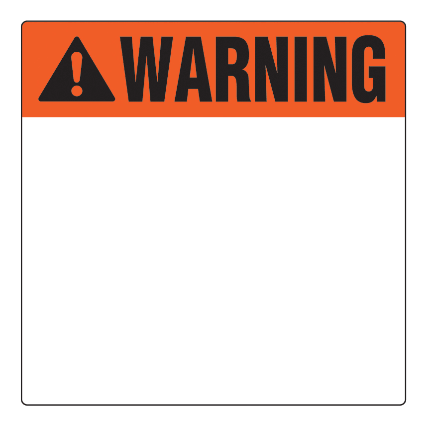PANDUIT - PANC400X400A51 DIE CUT ARC FLASH WARNING LABEL, 4.00 X