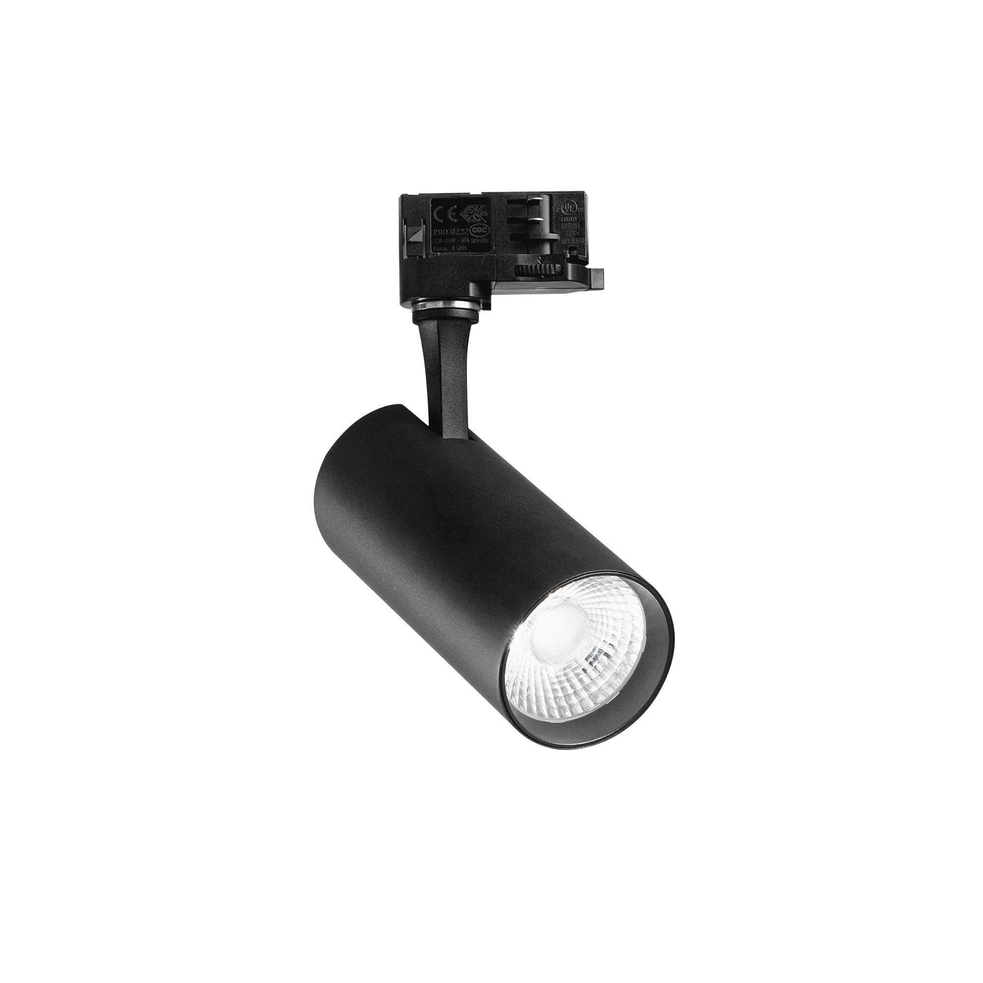 IDEAL LUX SRL - IUX285399 FOX TR 3-PHASE 25W CRI90 3000K ON-OFF BK
