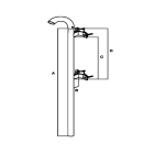 FRACARRO - FRA287258 Palcurva40+att Palo curva d 40mm+attac