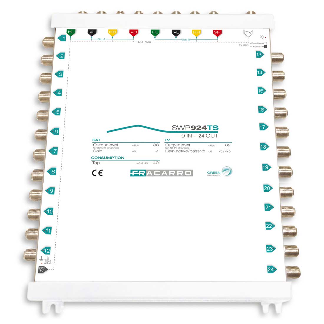 FRACARRO - FRA287353 SWP924TS MSW COMP 9IN 24OU TV A/P