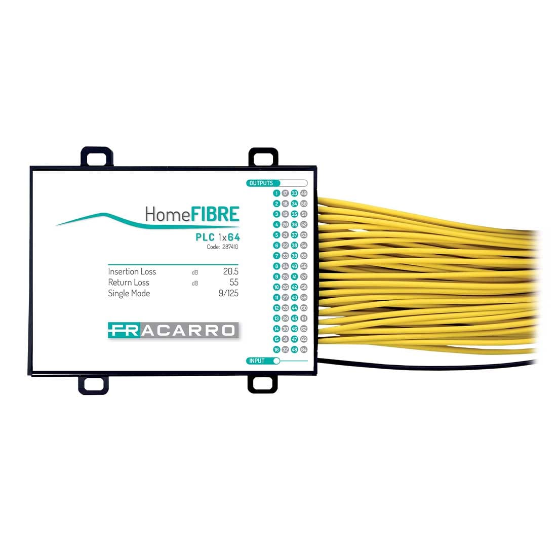 FRACARRO FRA287410 PLC 1X64 SPLITTER OTT.1X64SC/APC