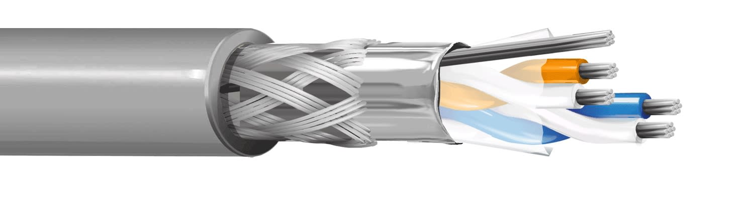 ITC INDUSTRIA TECNIC - ITC28S7Y 2X2 AWG28 FLEX S(FTP) RS-232 PVC GRIGIO