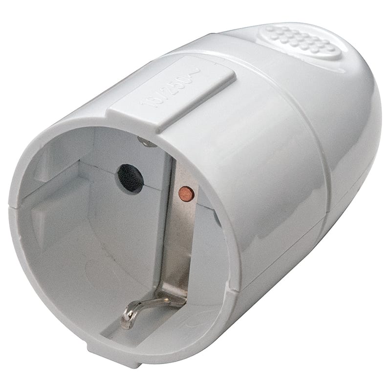 ELCART DISTRIBUTION ERT280106500 PRESA VOLANTE SCHUKO 16A BIANCA