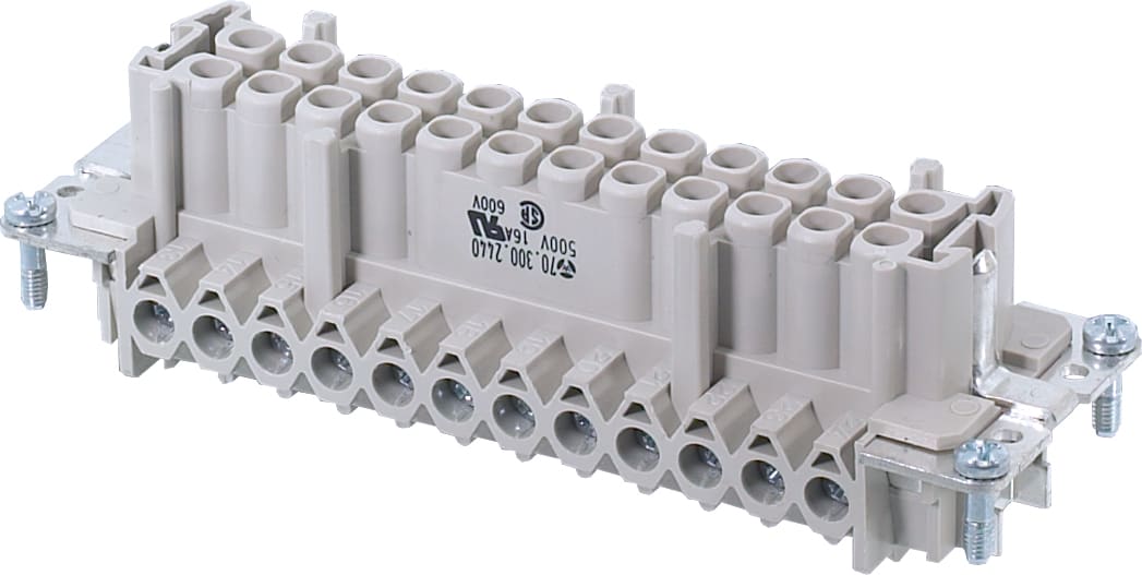 WIELAND ELECTRIC SRL - WIE70.300.2440.0 FEMALE INSERTBAS BUS 24 2,5 50