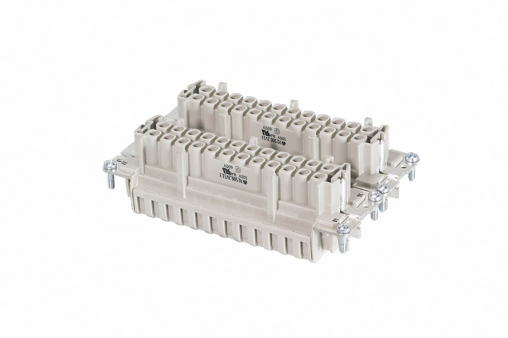 WIELAND ELECTRIC SRL - WIE70.500.4853.0 FEMALE INSERTBAS BUF 48 2,5 50