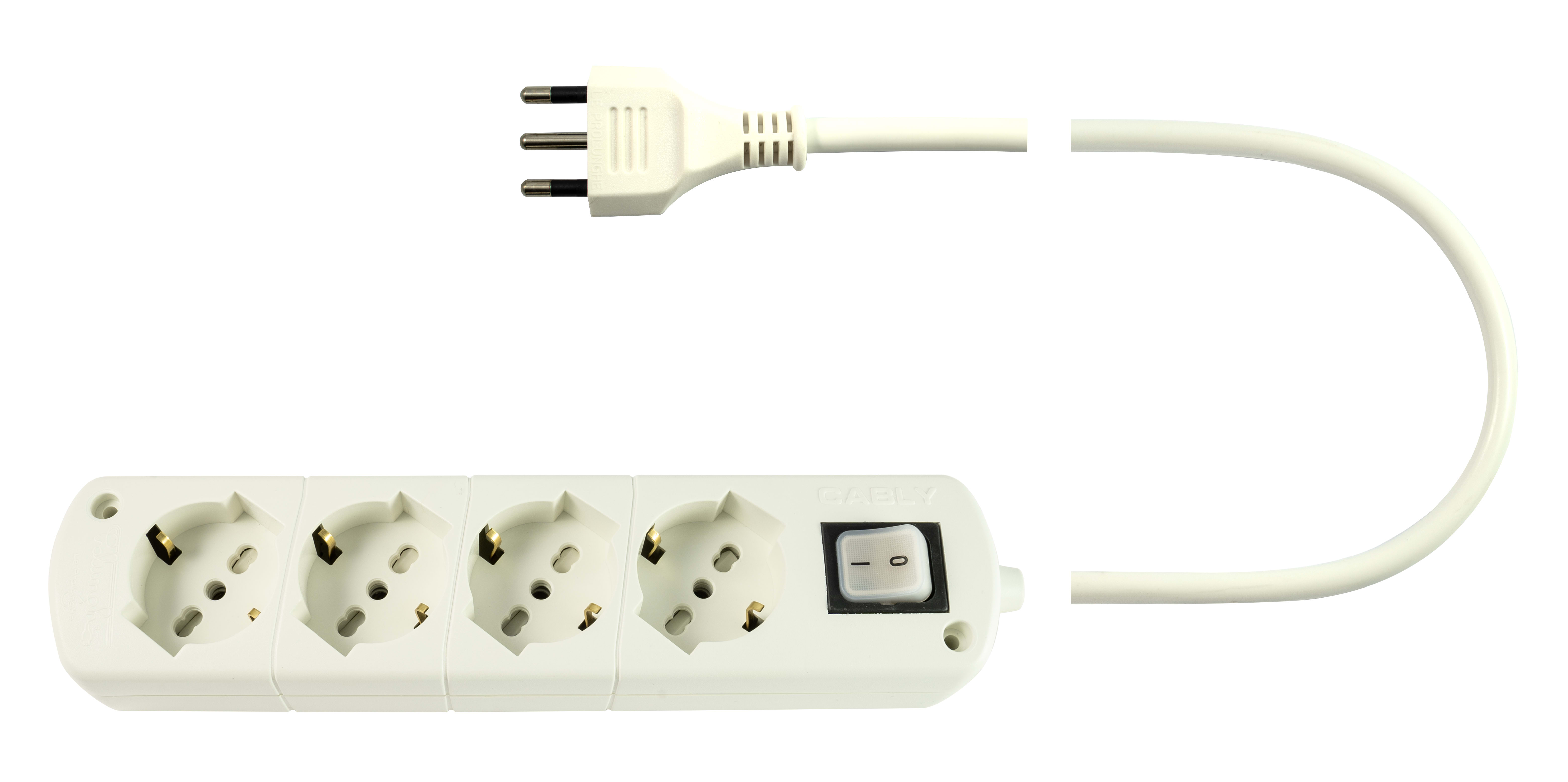 LE PROLUNGHE SAS PRG294/3 CABLY U.4U C/INT 3G1.50 SP16A MT.3 BN