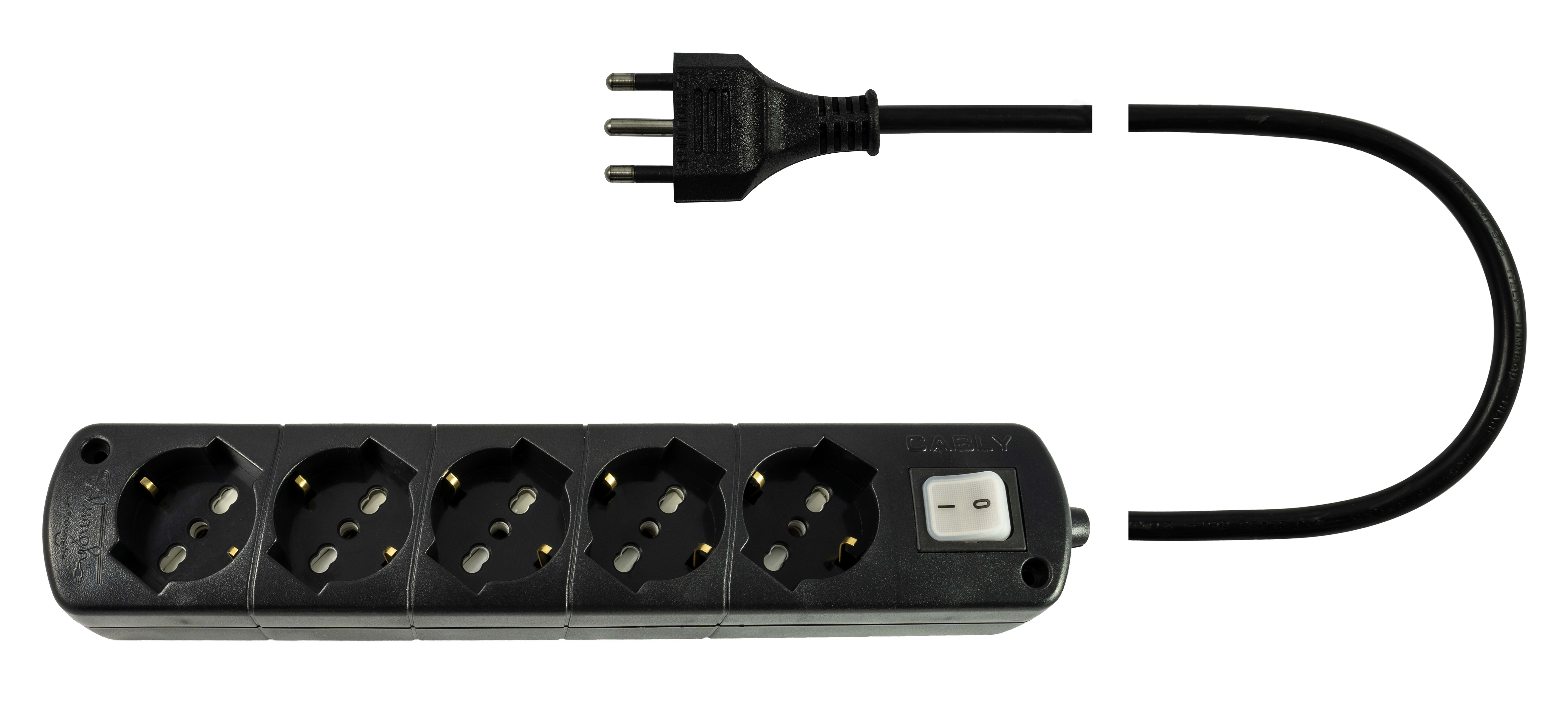 LE PROLUNGHE SAS PRG295/3-N CABLY U.5U C/INT 3G1.50 SP16A MT.3 NE
