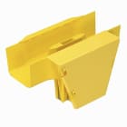 PANDUIT PANFRVT4X4YL SI FISSA A UN CANALE E/O RACCORDO 100X10