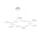 LINEA LIGHT-STILNOVO SNV8524 QUAD BI SOSP.CIRC.89W DALI B.CO RAG