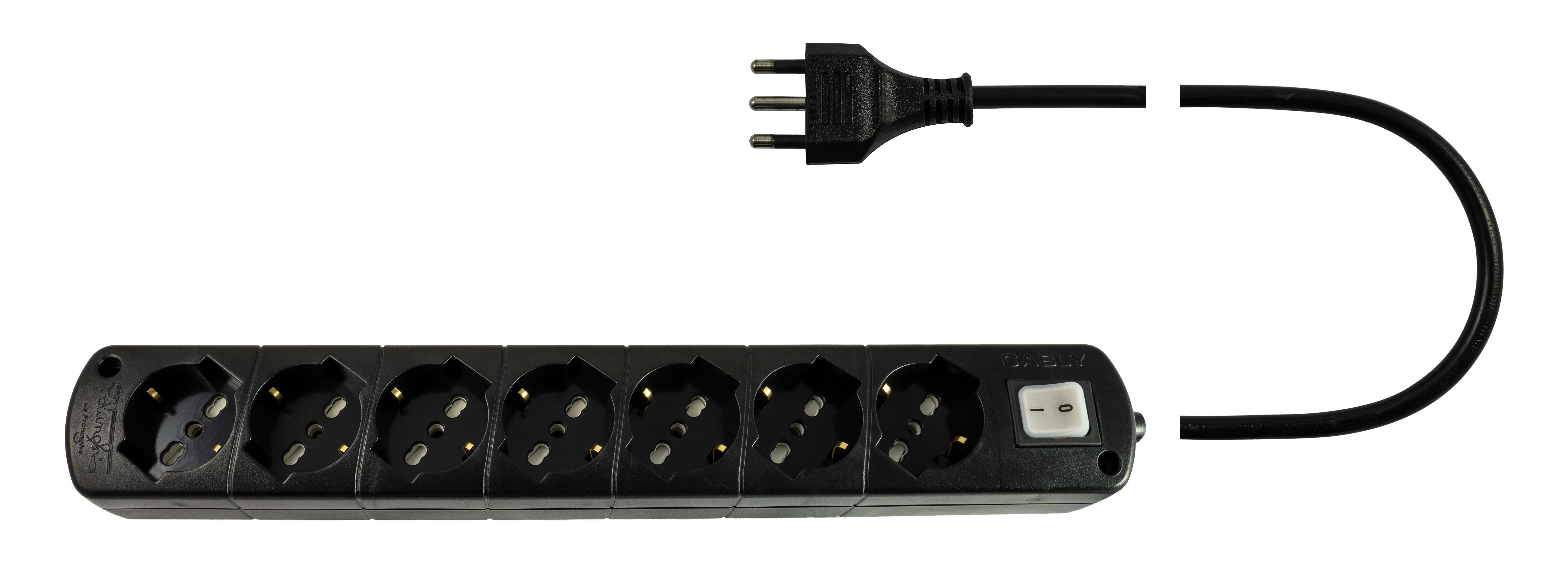 LE PROLUNGHE SAS PRG297/3-N CABLY U.7U C/INT 3G1.50 SP16A MT.3 NE