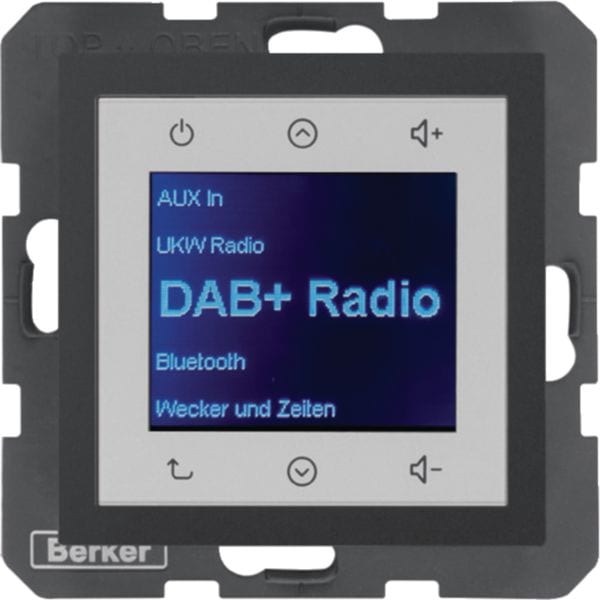BERKER - BRK29841606 RADIO TOUCH DAB+, S.1/B.X ANTR.OPACO