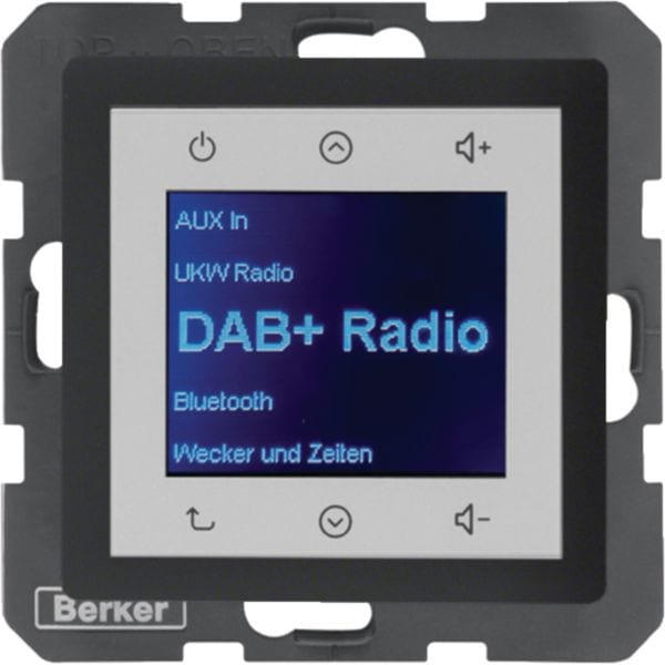 BERKER - BRK29846086 RADIO TOUCH DAB+ Q.X LACC.VELLUTATO ANTR