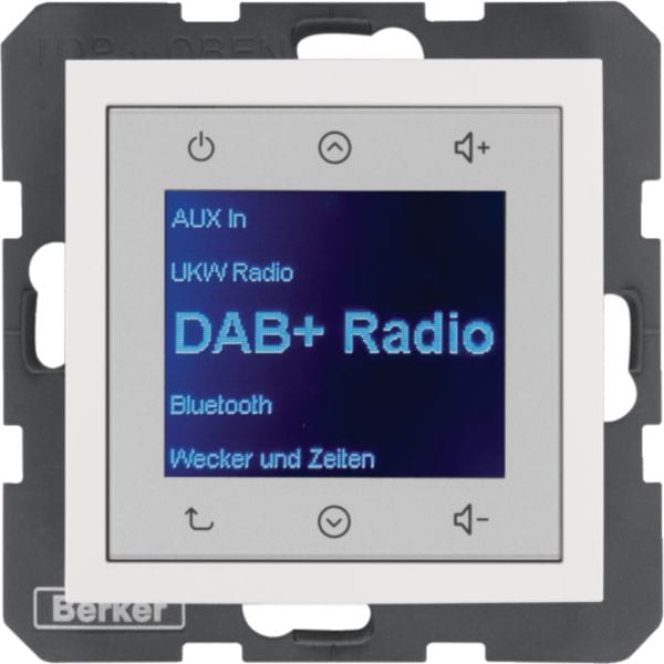 BERKER - BRK29848989 RADIO TOUCH DAB+, S.1 BIA.POL.LUC