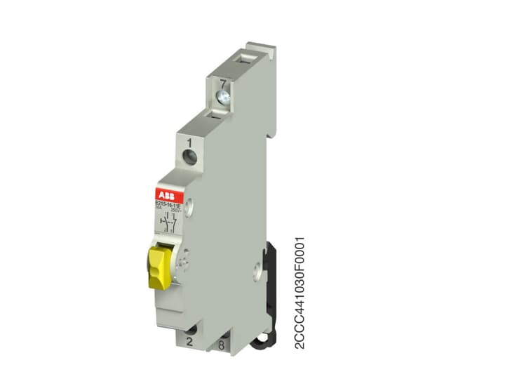 ABB SPA - ABBM093884 E215-16-11E PULSANTE 1NA+1NC TASTO GIALLO