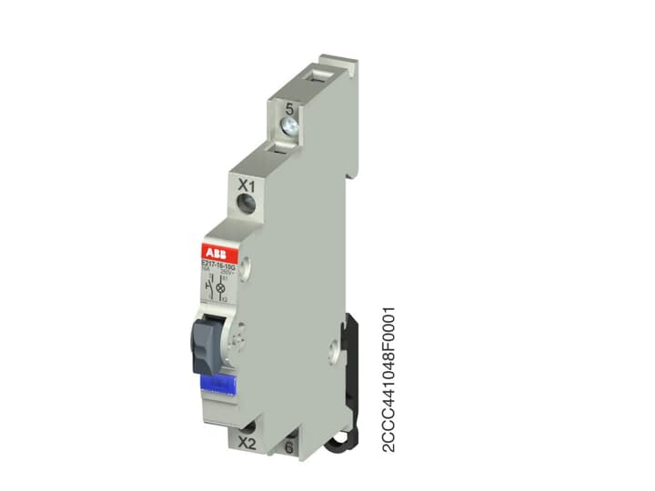 ABB SPA - ABBM093902 E217-16-10G PULSANTE 1NA LED 115-250VCA BLU